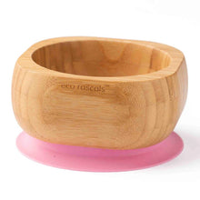 Load image into Gallery viewer, Pink Bamboo Bowl and Spoon Set
