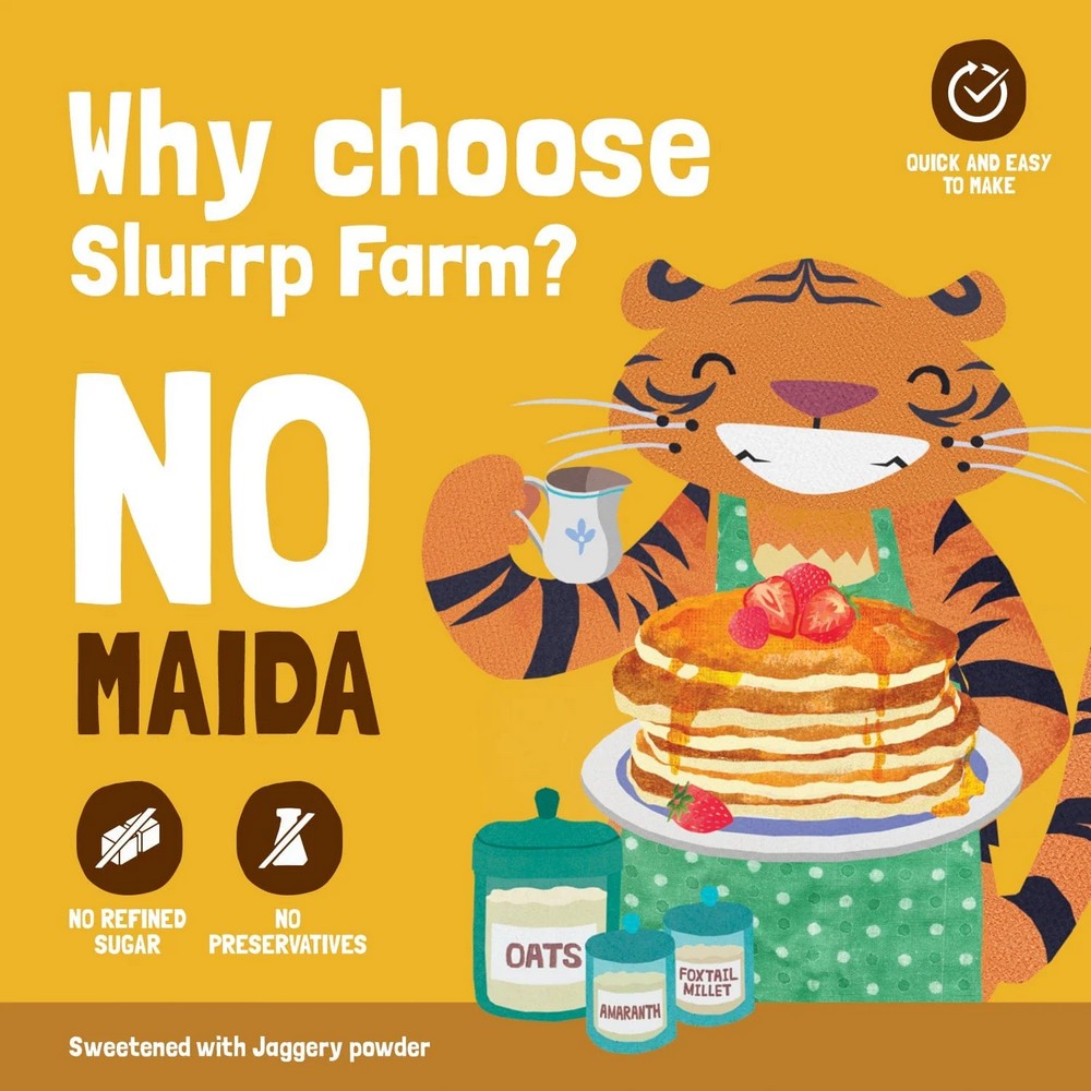 Millet Banana Choco Chip Pancake Mix - 150gm