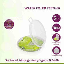 Load image into Gallery viewer, Frog Shape Cooling Water Filled Baby Teether
