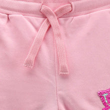 Load image into Gallery viewer, Pink Flip Sequin Cotton Joggers
