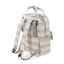 Load image into Gallery viewer, Oliver Multicolor Backpack Diaper Changing Bag
