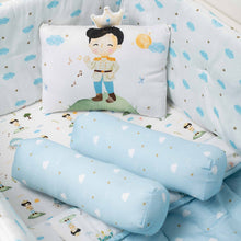 Load image into Gallery viewer, Blue The Little Prince Organic Cotton Cot Bedding Set
