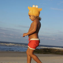Load image into Gallery viewer, Orange Sonny The Sea Creature Swimming Cap
