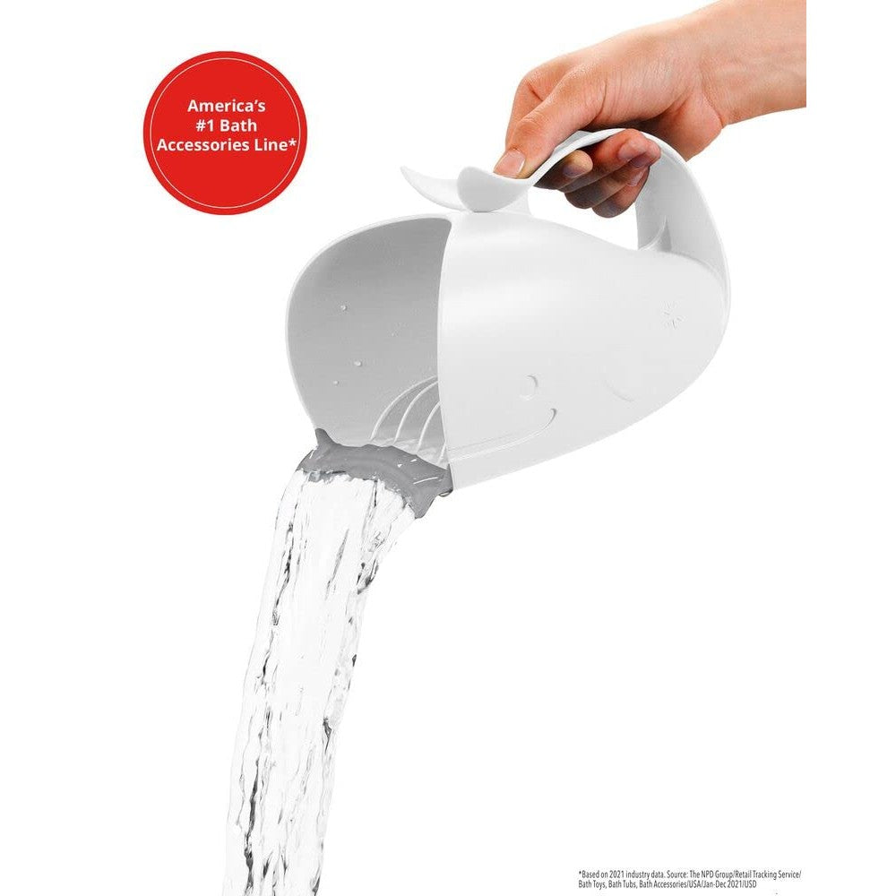 White Moby Waterfall Bath Rinser