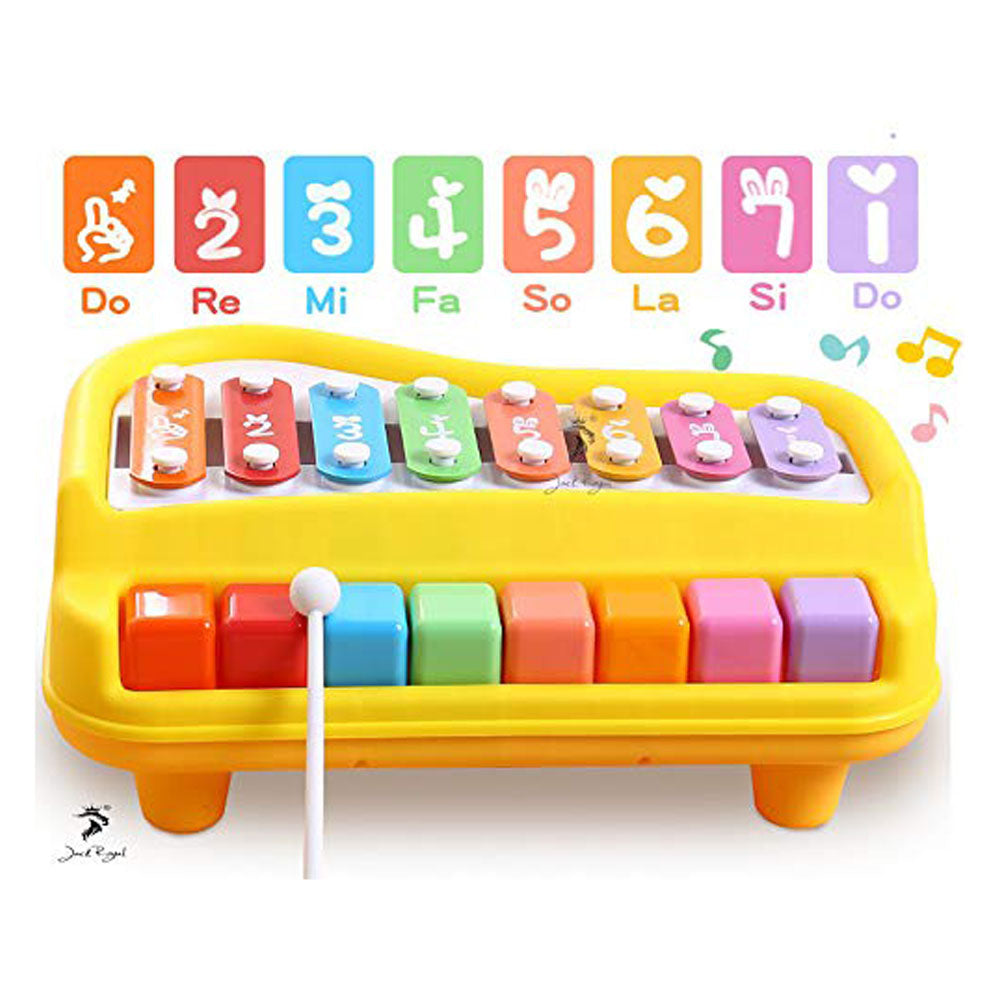 2 In 1 Musical Melody & Educational Piano Xylophone