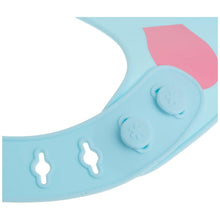 Load image into Gallery viewer, Blue Zoo Fold &amp; Go Silicone Bib
