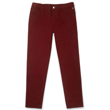 Load image into Gallery viewer, Maroon Solid Denim Trouser
