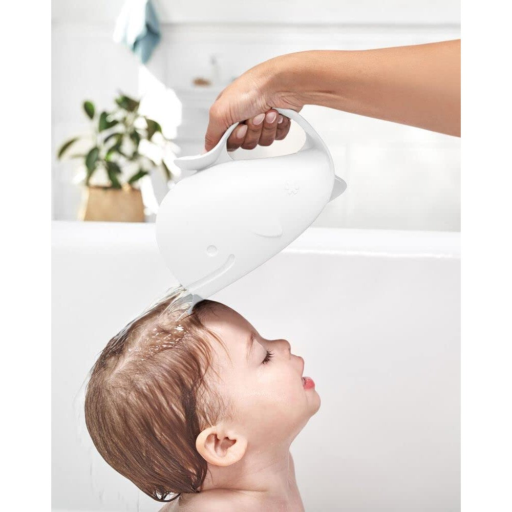 White Moby Waterfall Bath Rinser