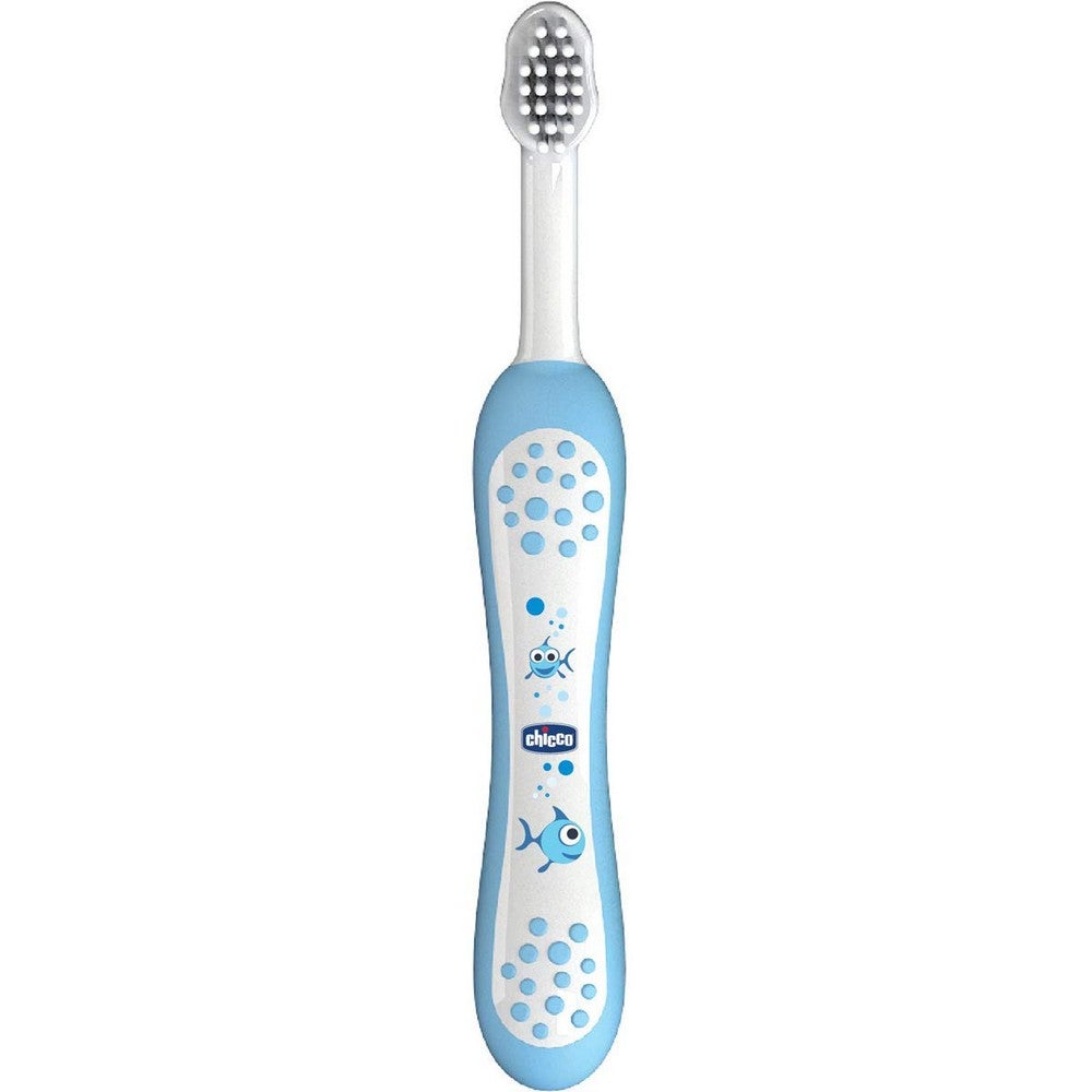 Blue Fish Printed Toothbrush