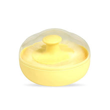 Load image into Gallery viewer, Yellow Powder Case With Soft Feather Feel Acrylic Puff
