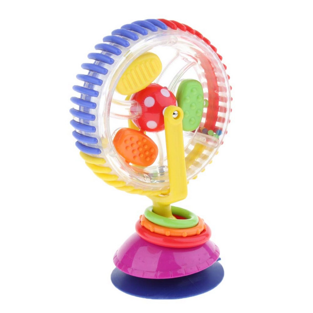 Sassy Wonder Wheel Toy With Suction Base(Color May Vary)