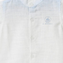 Load image into Gallery viewer, White Cotton Half Sleeves Shirt
