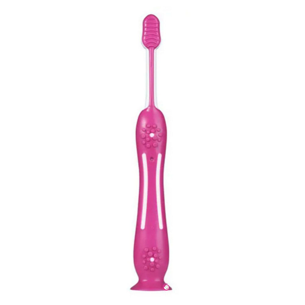 Pink Bunny Toothbrush With Bristle Cover