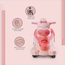 Load image into Gallery viewer, Pink And Blue Donkey Shape Potty Seat

