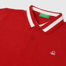 Load image into Gallery viewer, Red Regular Fit Polo T-Shirt
