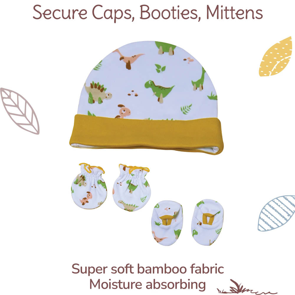 Lane Nest Gift Set With Onesie, Cap, Booties, Mitten, Bib & Blanket