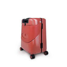 Load image into Gallery viewer, Miamily Maroon Red Ride-On Trolley Carry-On Luggage- 18 Inches
