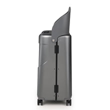 Load image into Gallery viewer, Charcoal Grey Ride-On Trolley Check-In Luggage 24 Inches
