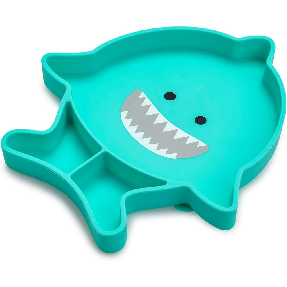 Shark Theme Silicone Suction Plate