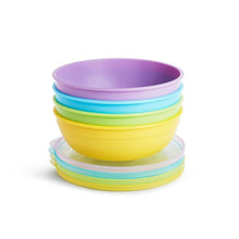 Load image into Gallery viewer, Munchkin 4 Bowls 4 Lids &amp; 2 Spoons Set
