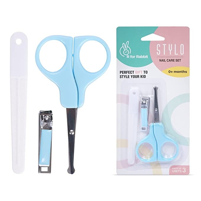 Blue Stylo Nail Care Grooming Set