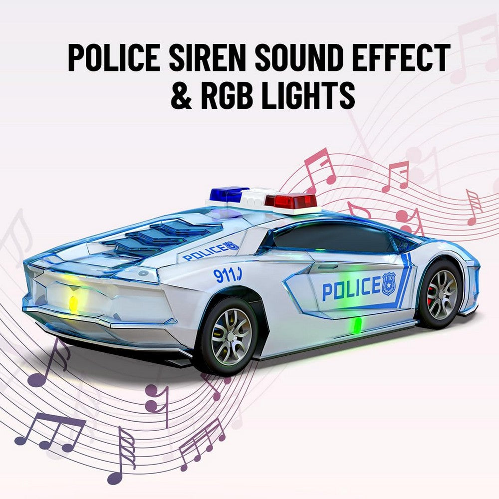 Police Car With Lights & Sound
