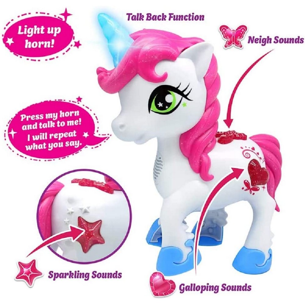 Pink Talk & Make Little Unicorn Sounds