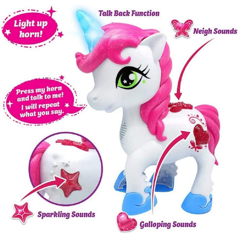 Pink Talk & Make Little Unicorn Sounds