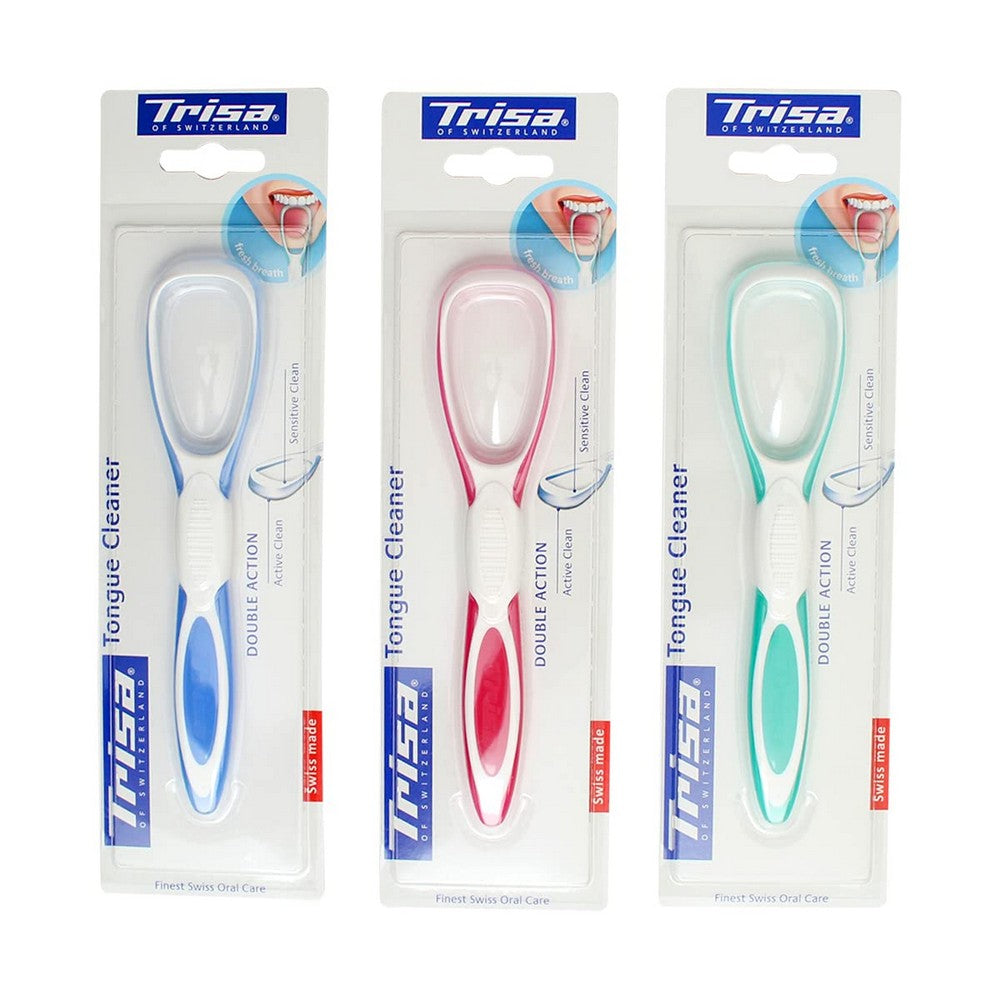 Double Action Professional Tongue Cleaner (Color May Vary)