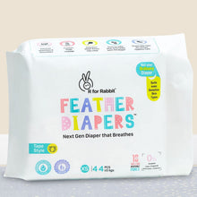 Load image into Gallery viewer, XS Size Feather Baby Tape Style Diaper - 44 Pieces(Up To 5kg)
