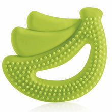 Load image into Gallery viewer, Green Banana Shape Silicone Teether

