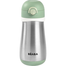 Load image into Gallery viewer, Sage Green Stainless Steel Bottle - 350 ml
