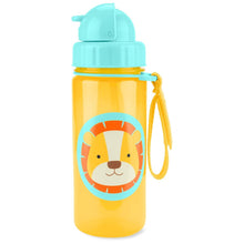 Load image into Gallery viewer, Yellow Lion Theme Straw Bottle
