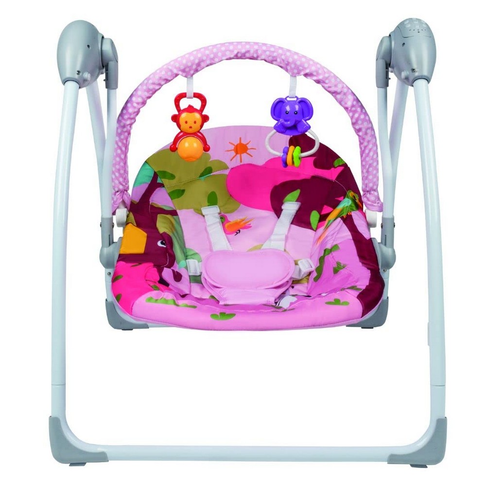 Pink Automatic Baby Swing