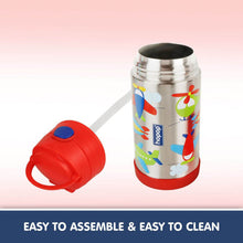 Load image into Gallery viewer, Red Insulated Steel Sipper With Straw - 300ml
