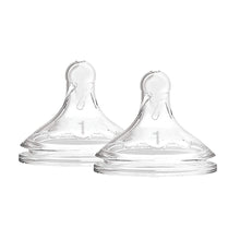 Load image into Gallery viewer, Wide Neck Level 1 Silicone Teats - 2pcs (0months+)
