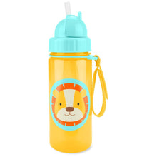 Load image into Gallery viewer, Yellow Lion Theme Straw Bottle
