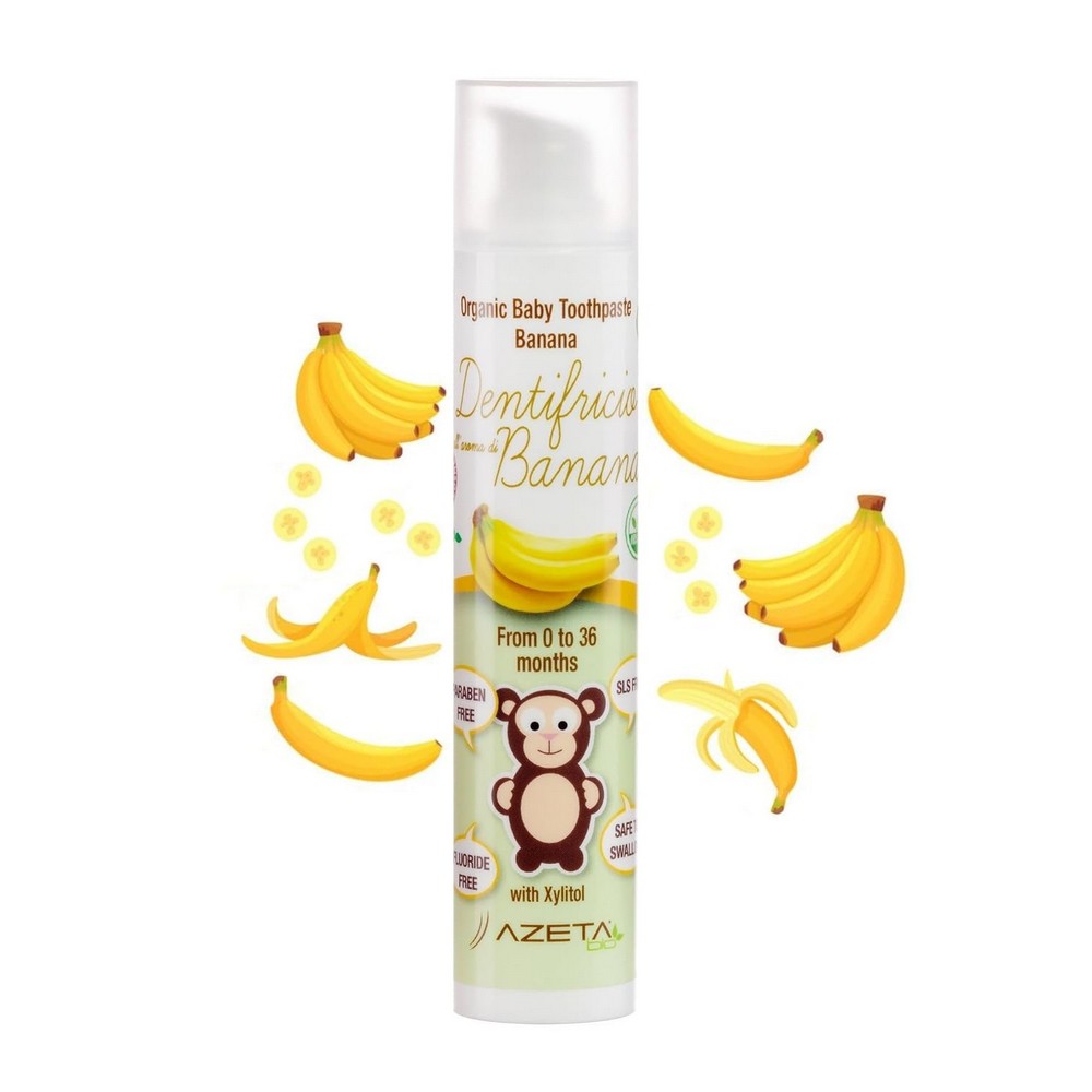 Organic Baby Toothpaste Banana Flavor - 50ml