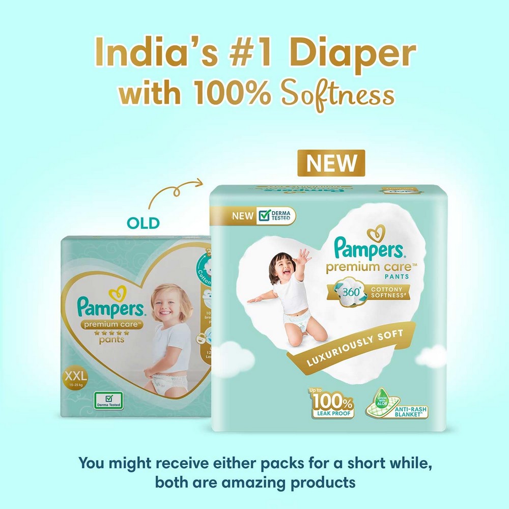 XXL Pampers Premium Care Pants Style Diapers - 30 Pants (15-25 kg)