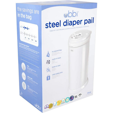 White Diaper Pail