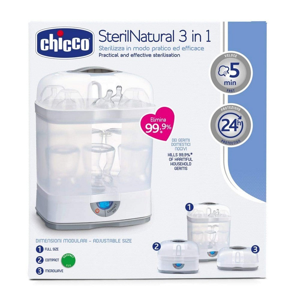 White Sterilnatural 3 In 1 Sterlizer