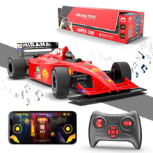 Load image into Gallery viewer, Super In-Built Bluetooth Speaker Remote Control Racing Car
