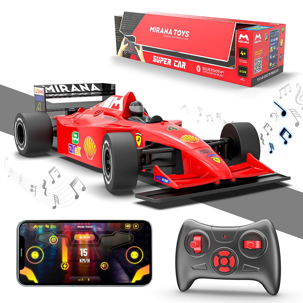 Super In-Built Bluetooth Speaker Remote Control Racing Car