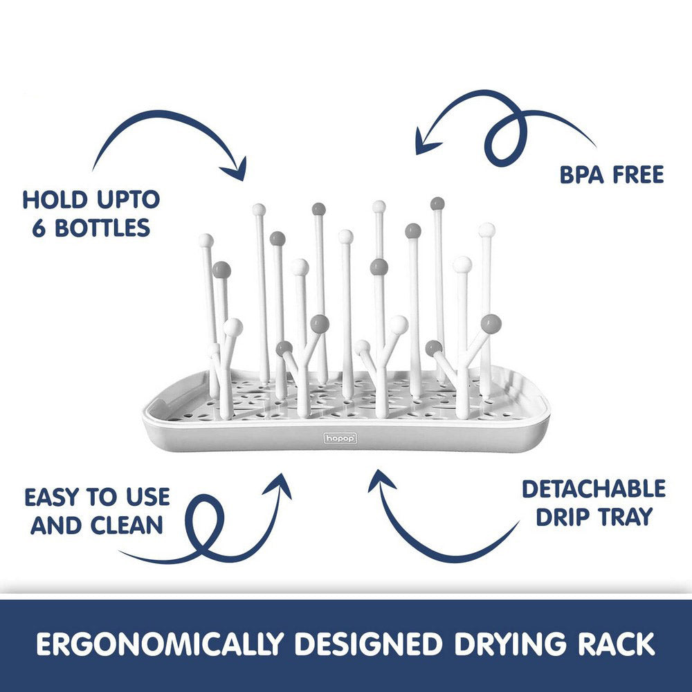 Portable & Compact Baby Bottle Drying Rack