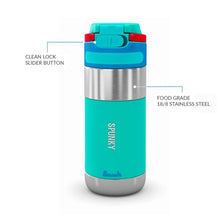 Load image into Gallery viewer, Green Clean Lock Insulated Stainless Steel Bottle
