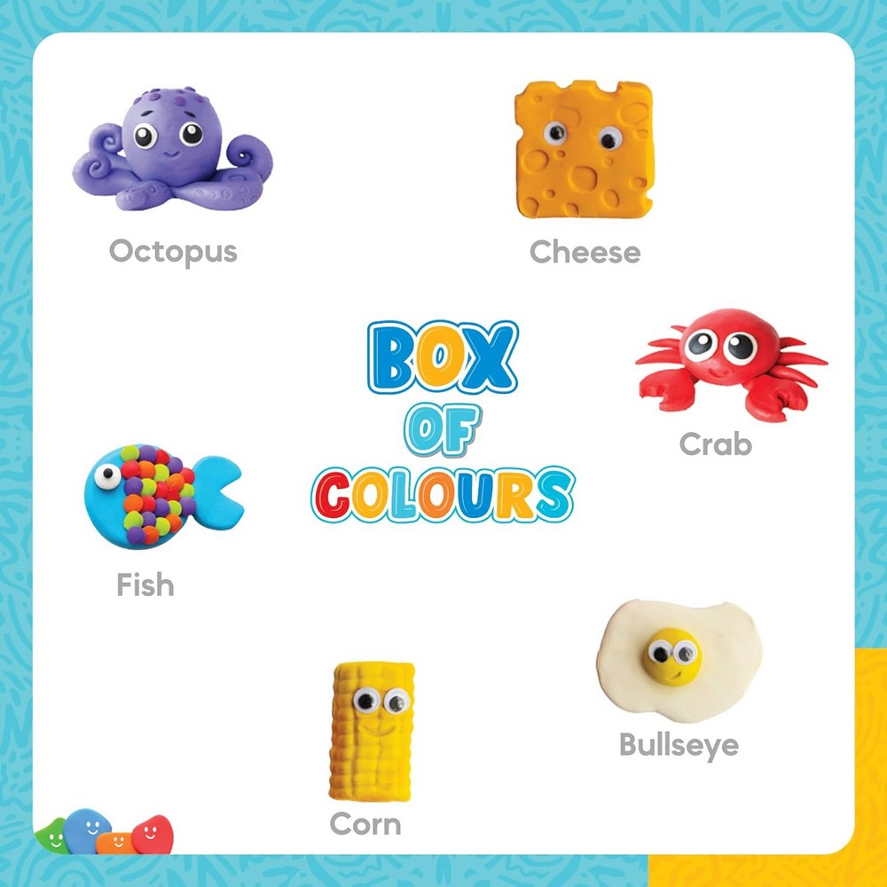 Fun Dough Box Of 12 Colors - 50gm
