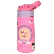 Load image into Gallery viewer, Pink Stainless Steel Insulated Sipper Bottle Tinkler - 400 ml
