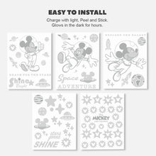 Load image into Gallery viewer, Mickey &amp; Friends Space Glow In The Dark Wall Stickers

