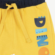 Load image into Gallery viewer, Blue &amp; Yellow Dino Theme Winter Joggers

