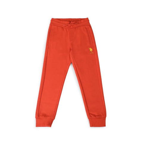 Coral Solid Regular Fit Joggers